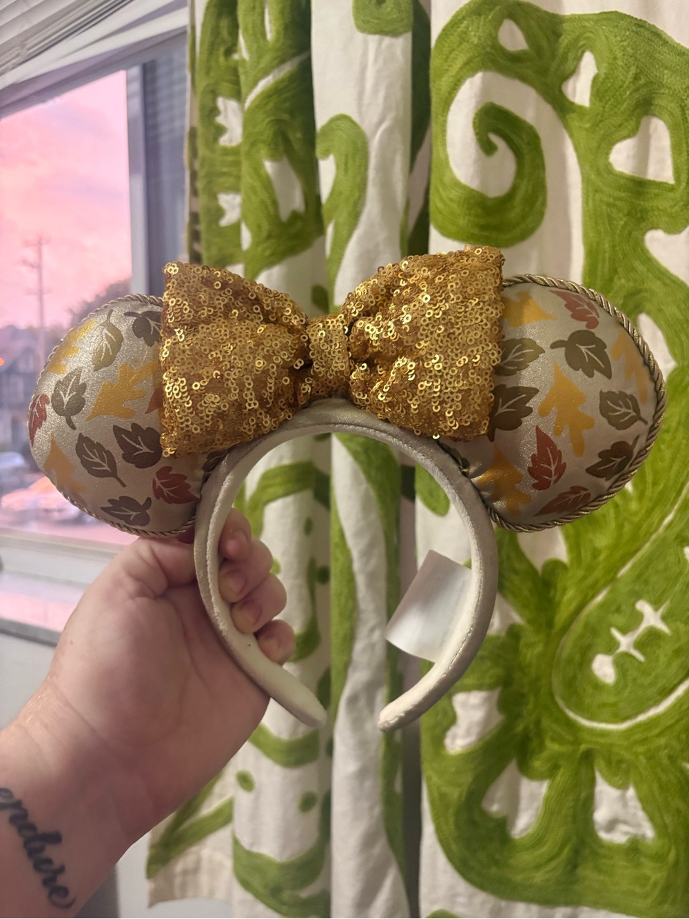 Disney Parks Fall Leaves Minnie Ears 2023